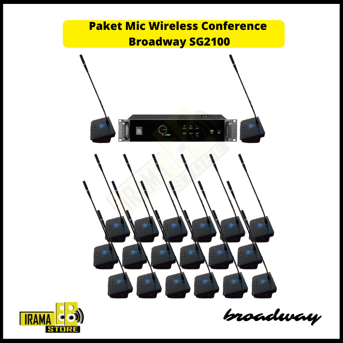 Mic Wireless Conference Broadway SG2100 - 20 Mic